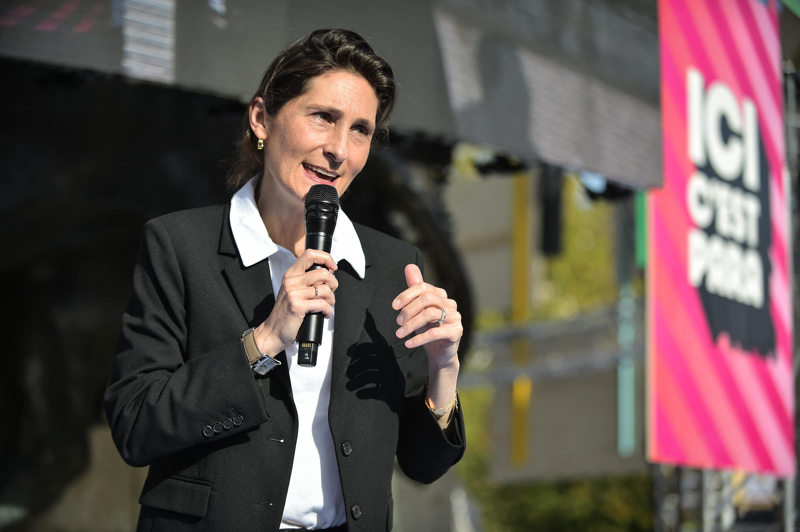 Amélie Oudea-Castera n'a pas apprécié les propos du président de la fédération de gym (Photo Icon sport)