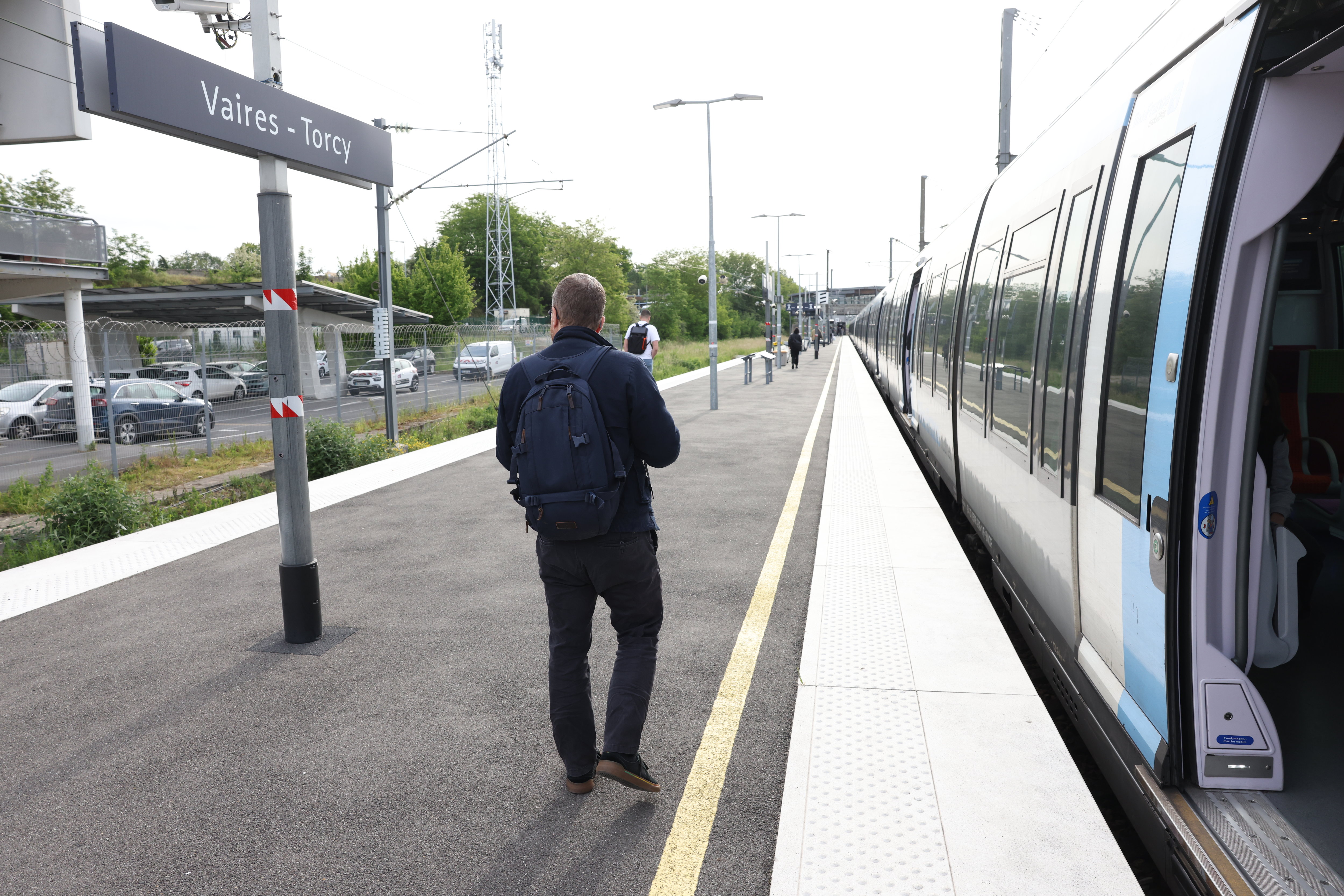 Au départ de la gare de l’Est, sur la ligne P du Transilien, il faut seulement dix-huit minutes pour rejoindre Vaires-Torcy. LP/Olivier Lejeune