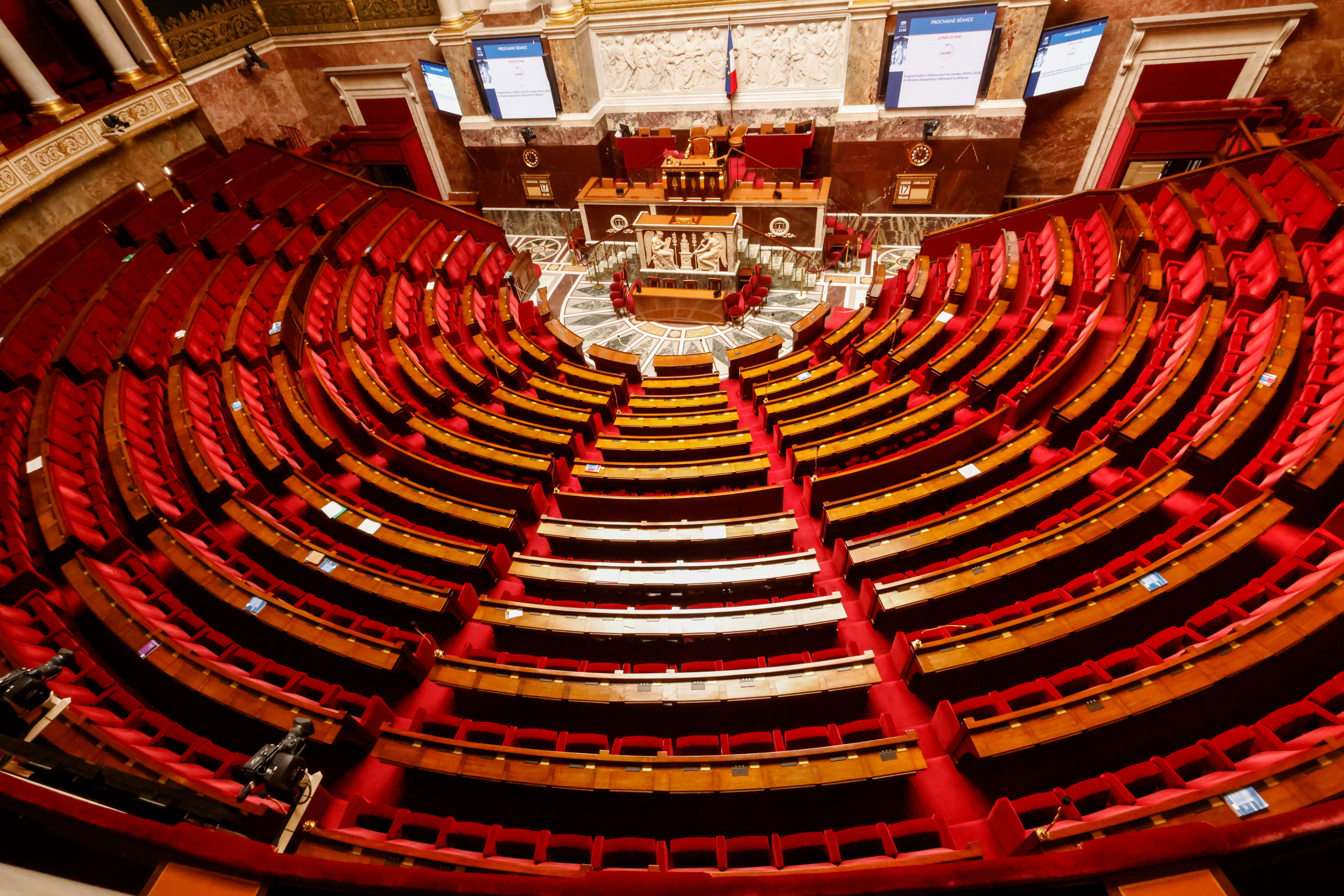 Paris, France, le 19 mai 2023. Dans le Val-d'Oise, 92 candidats sont lancés dans la course aux législatives pour décrocher leur siège sur les bancs de l'Assemblée nationale, sur 10 circonscriptions. Photo : LP / Olivier Corsan