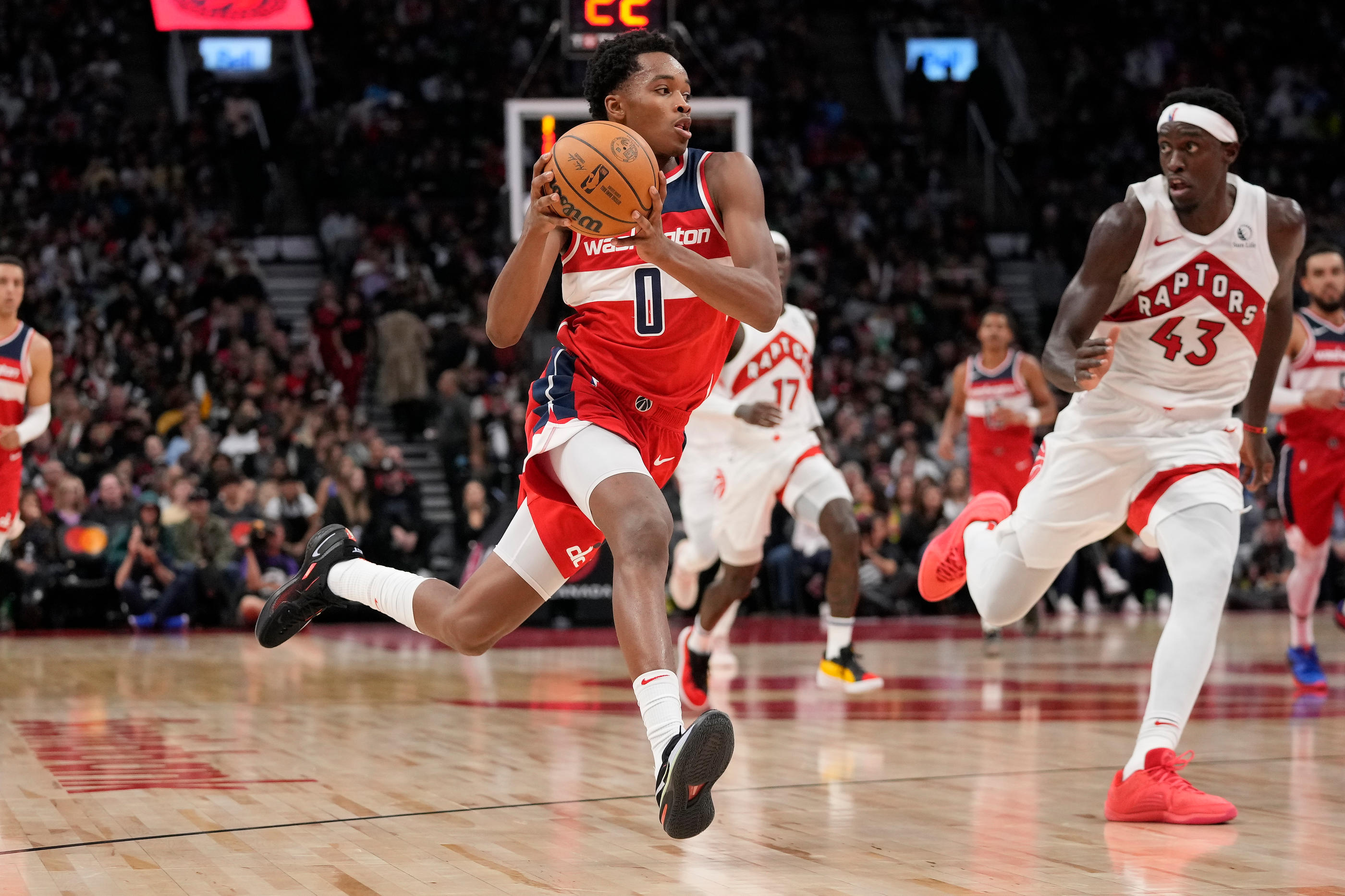 Avec les Washington Wizards, Bilal Coulibaly réalise une bonne présaison. Icon sport