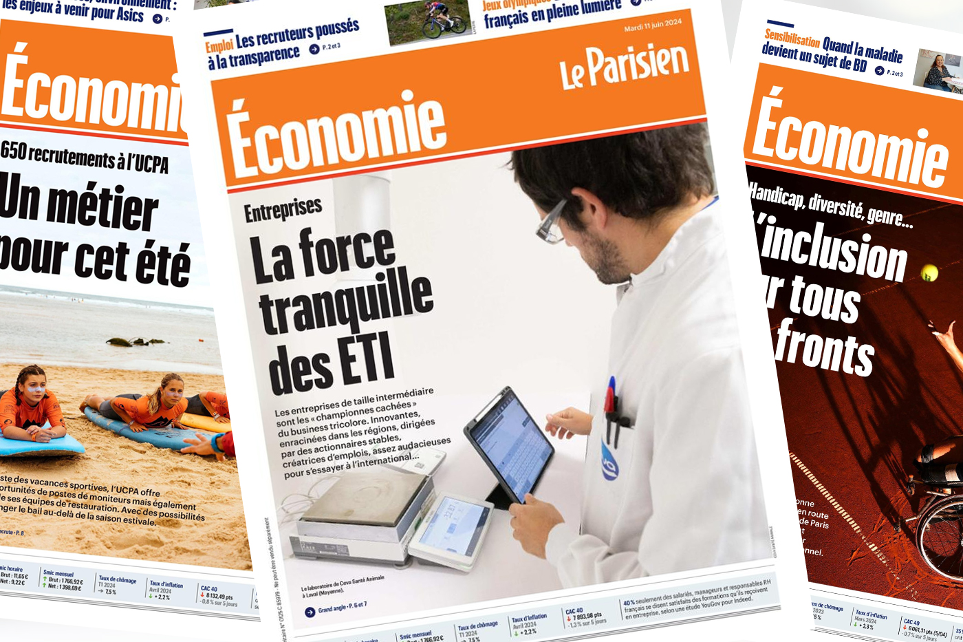 Le Parisien Economie : supplément du Parisien / Aujourd'hui en France chaque mardi !