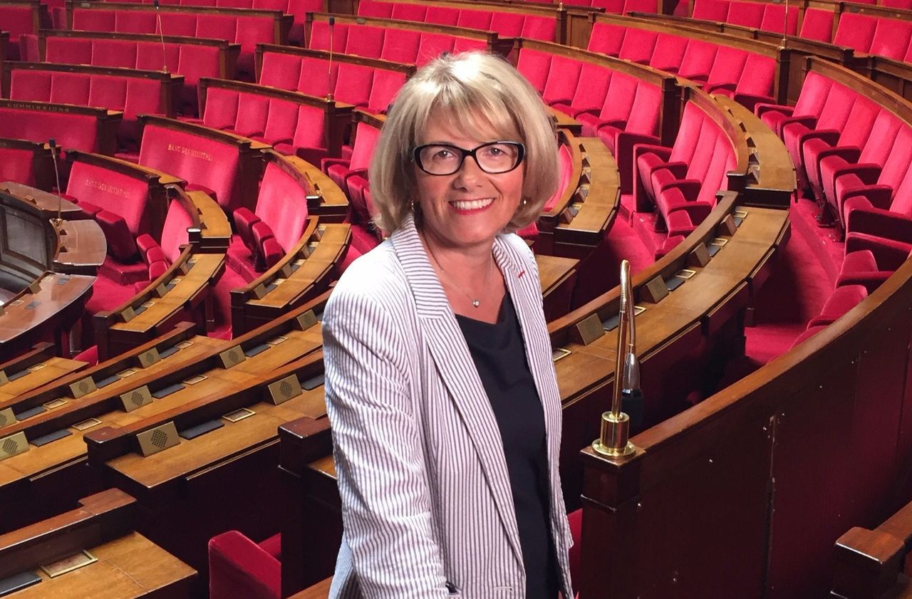 Paris, juin 2017. Valérie Lacroute, ici après sa réélection dans la 2e circonscription de Seine-et-Marne, ne briguera pas un nouveau mandat comme elle le souhaitait, victime selon elle de négociations menées dans son dos. DR.