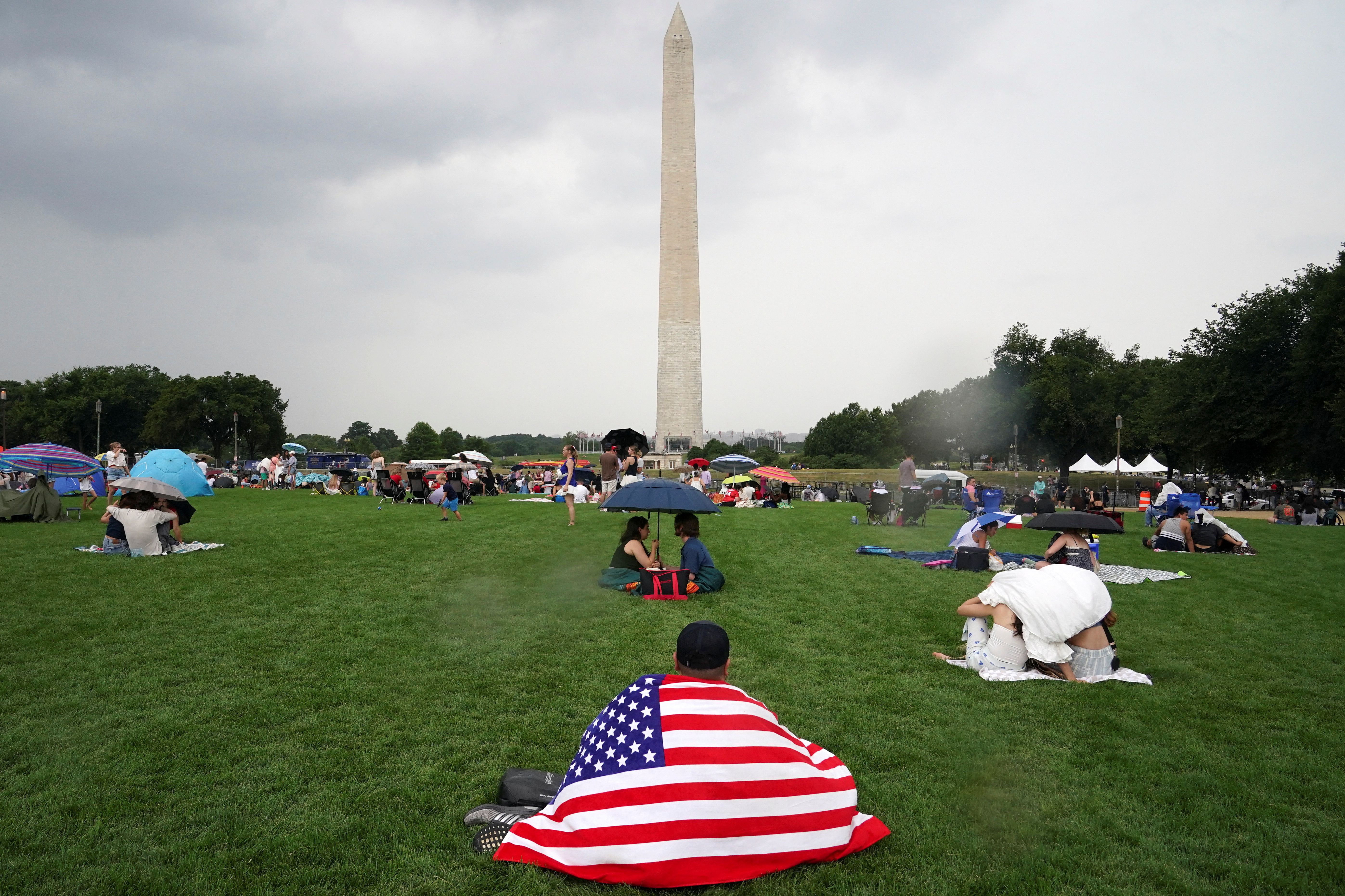 People gather for Fourth of July celebrations in Washington