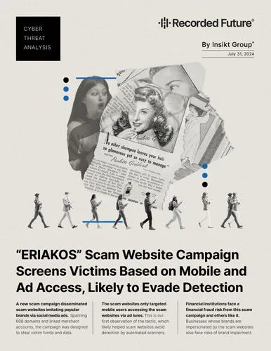 “ERIAKOS” Scam Campaign: Detected by Recorded Future’s Payment Fraud Intelligence Team