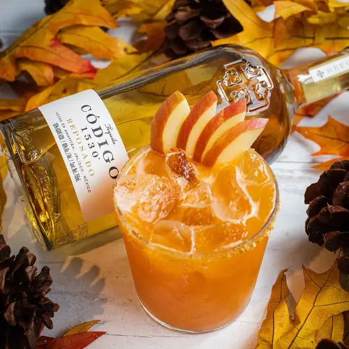 Pumpkin Spice Margarita Cocktail