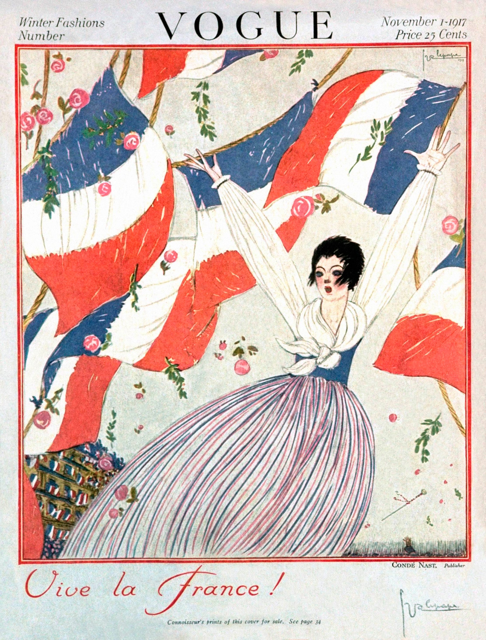 Vogue Magazine Cover November 1917