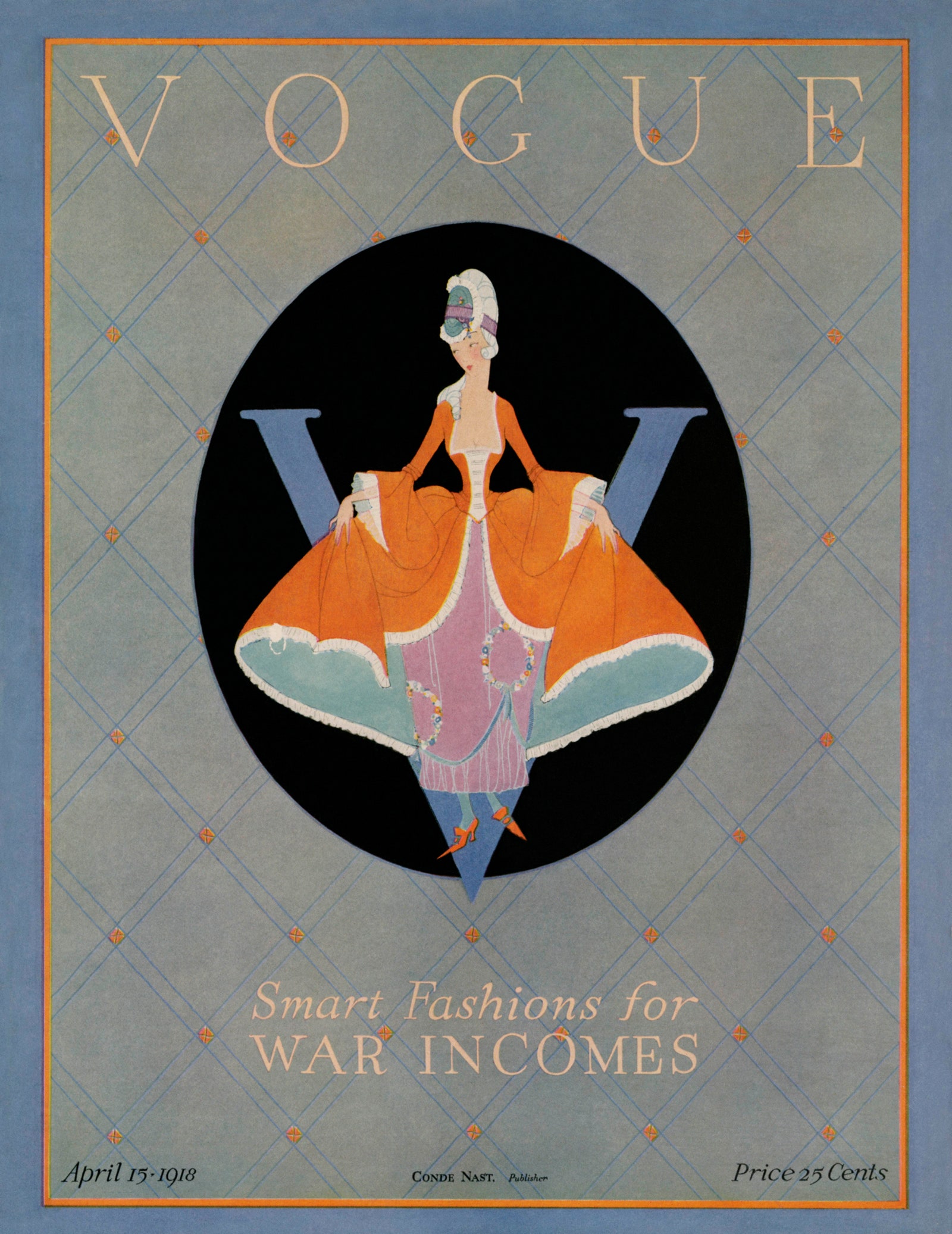 Vogue Magazine Cover April 1918