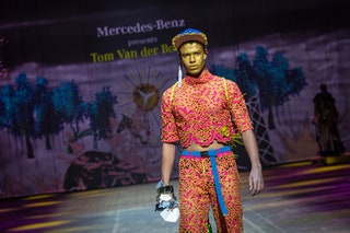 Behind the scenes MercedesBenz presents Tom Van der Borght at MBFW