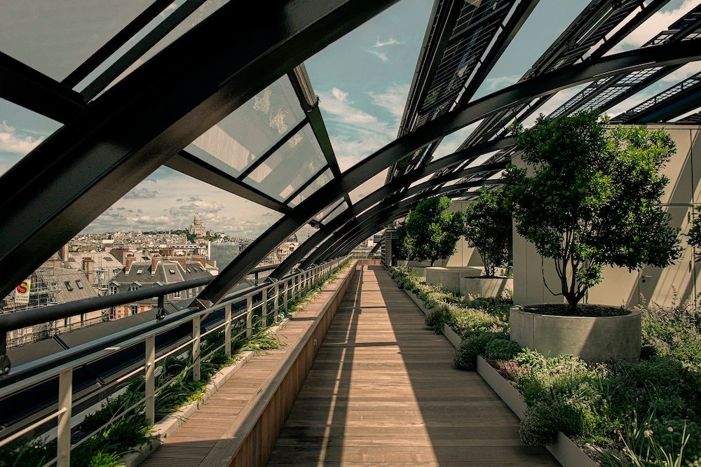 La terrazza del'hotel Madame Rêve