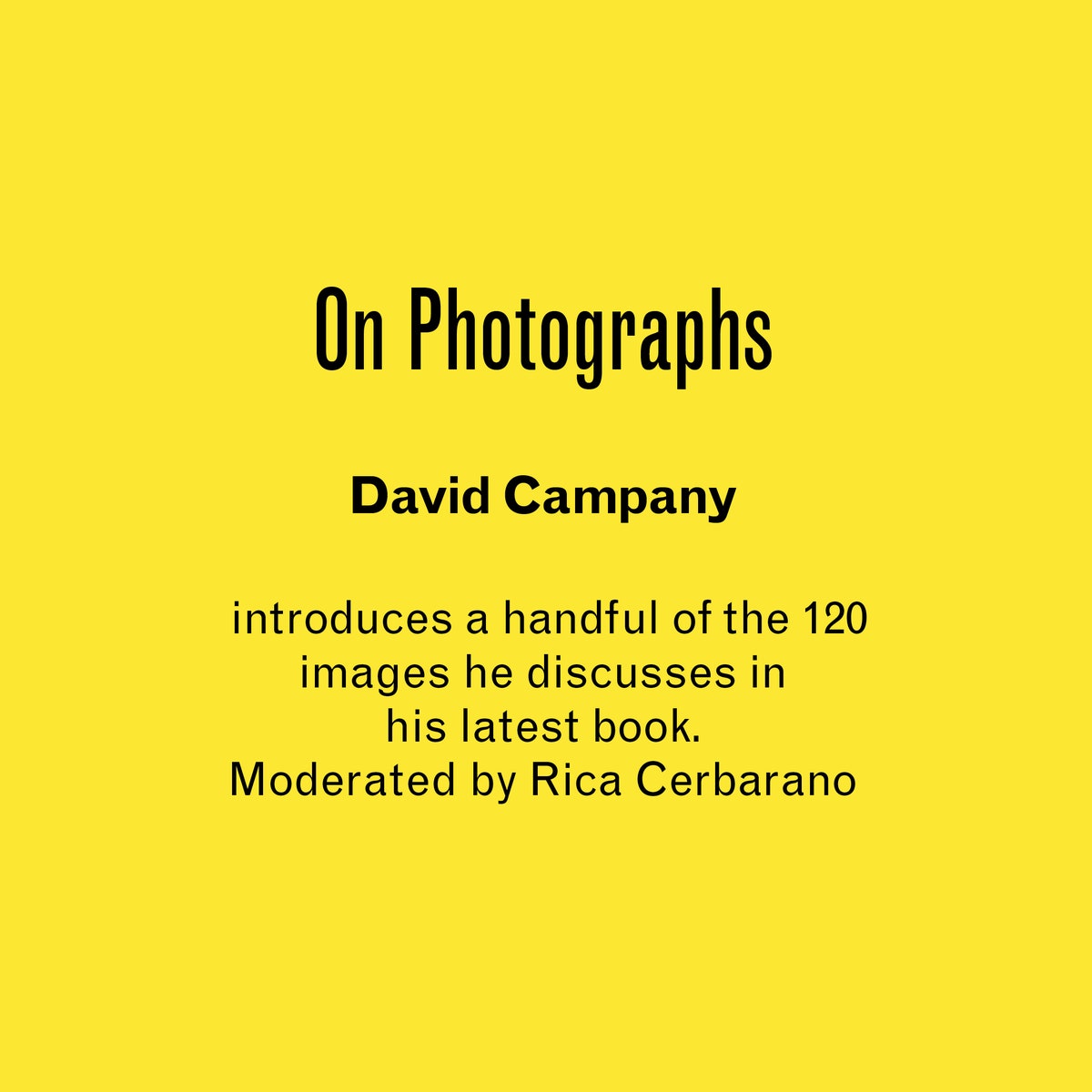 On Photographs