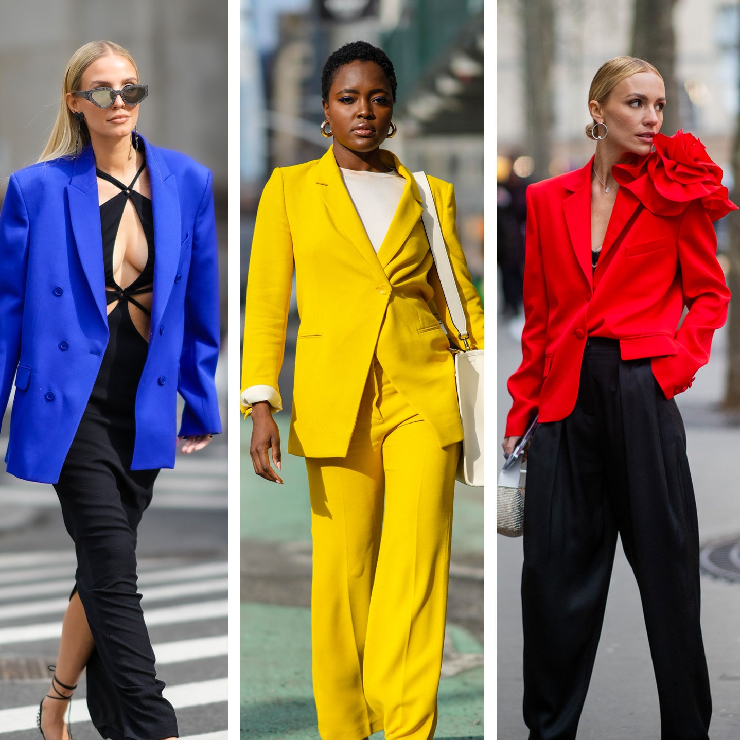 50 sfumature di blazer: 12 look da copiare con le giacche primaverili più colorate