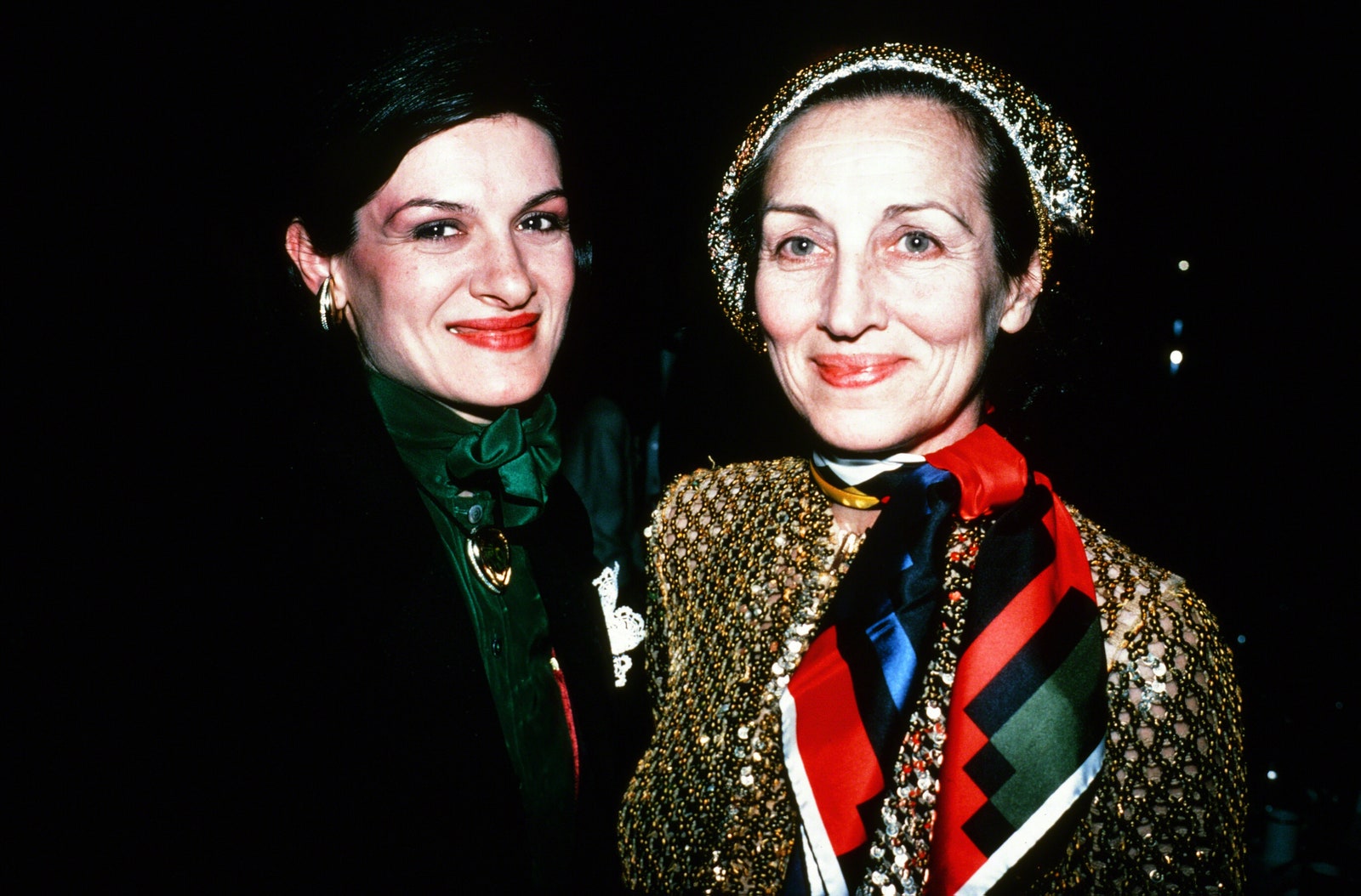 Paloma Picasso e la madre Françoise Gilot