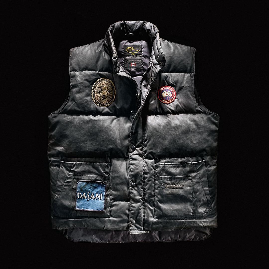 La Freestyle Vest con il logo originale di Canada Goose disegnata per il campione di slittino Lance Mackey