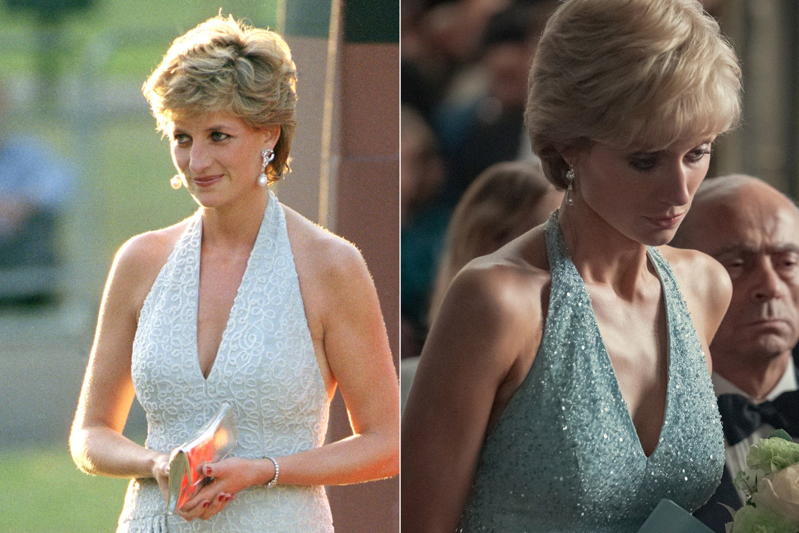 Lady Diana come The Crown ha ricreato tutti i suoi abiti più iconici