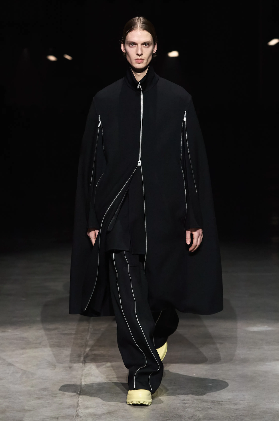 mantella uomo jil sander