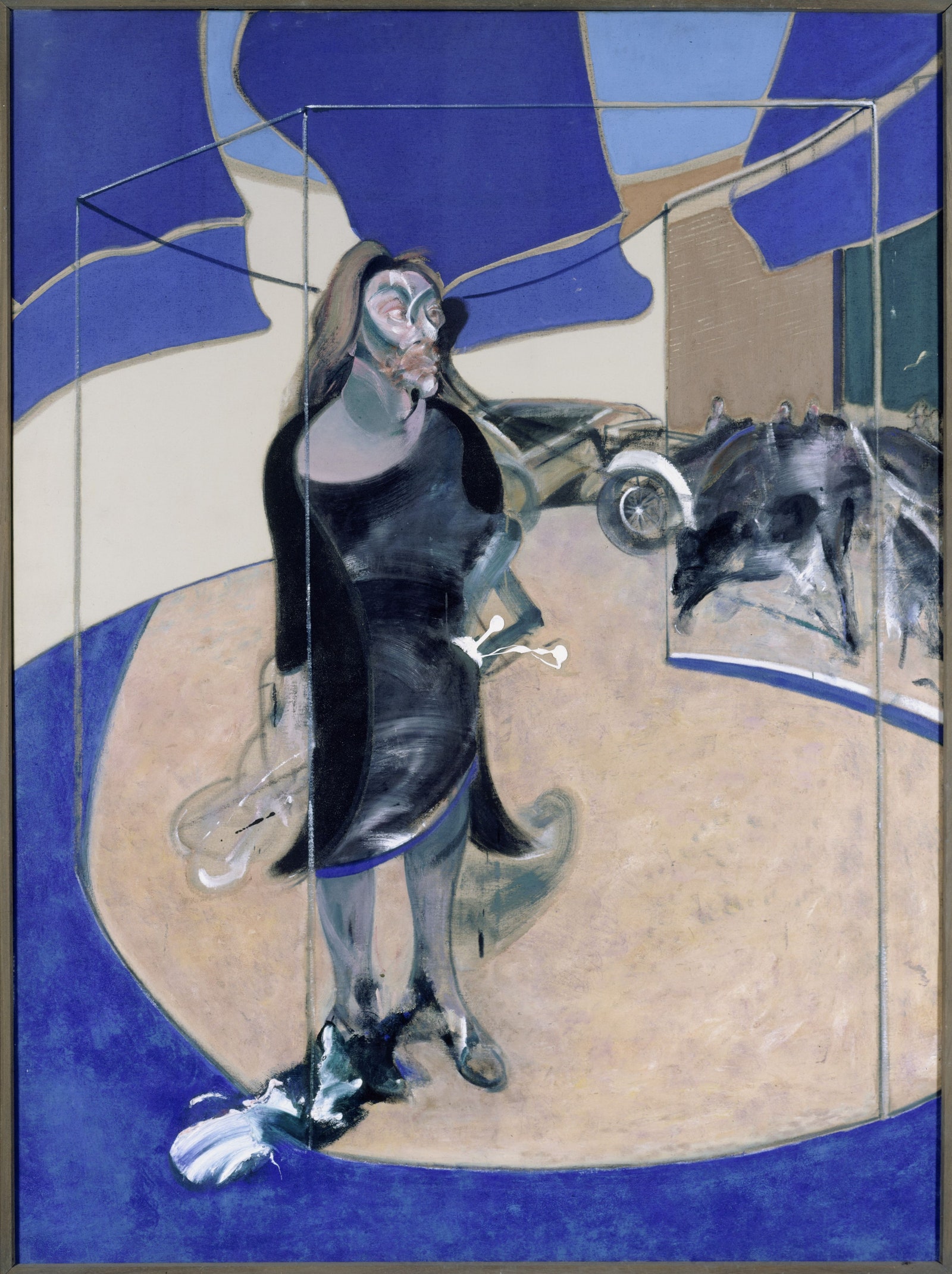 Francis Bacon  Portrait of Isabel Rawst standing in a street