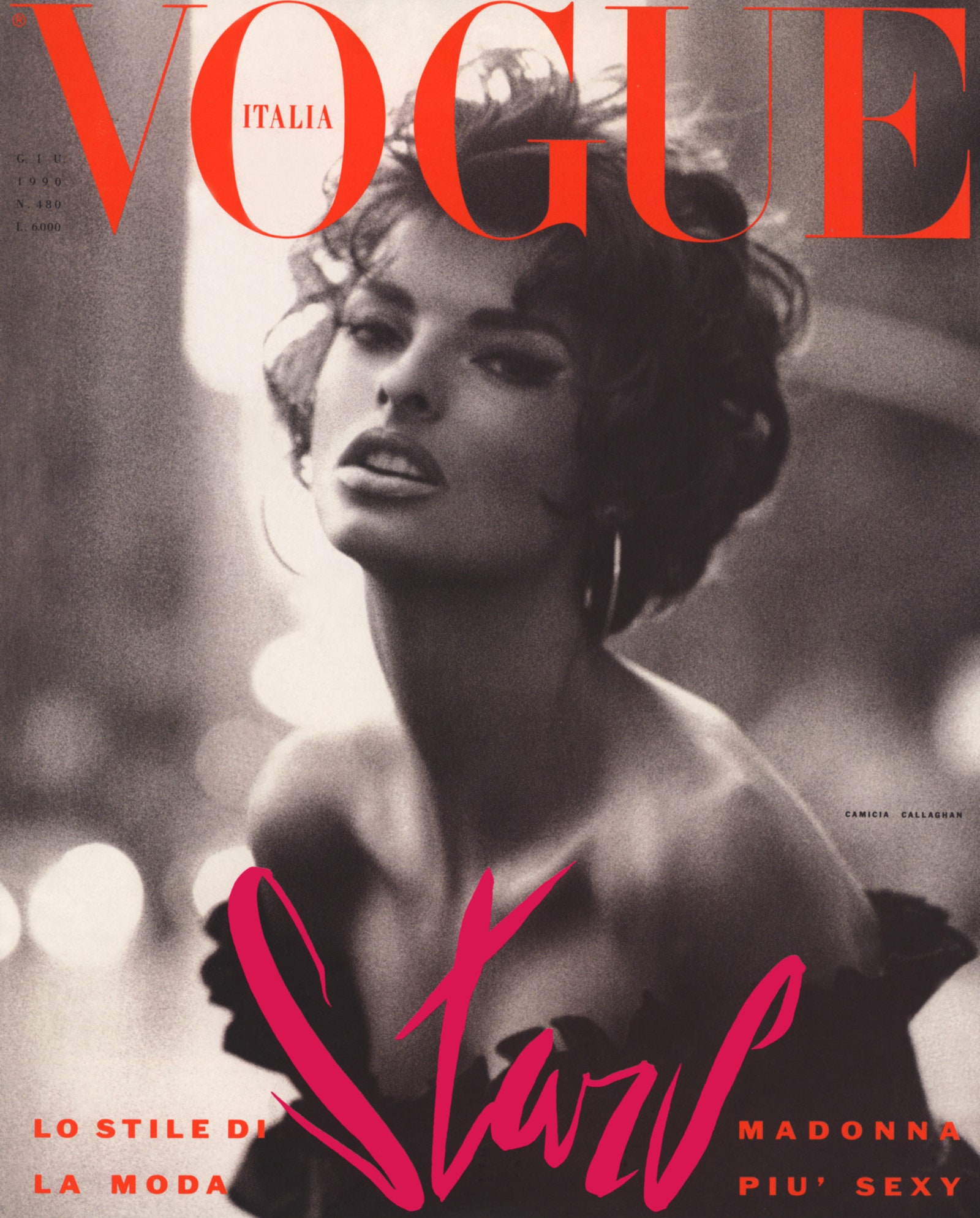 Vogue Italia giugno 90