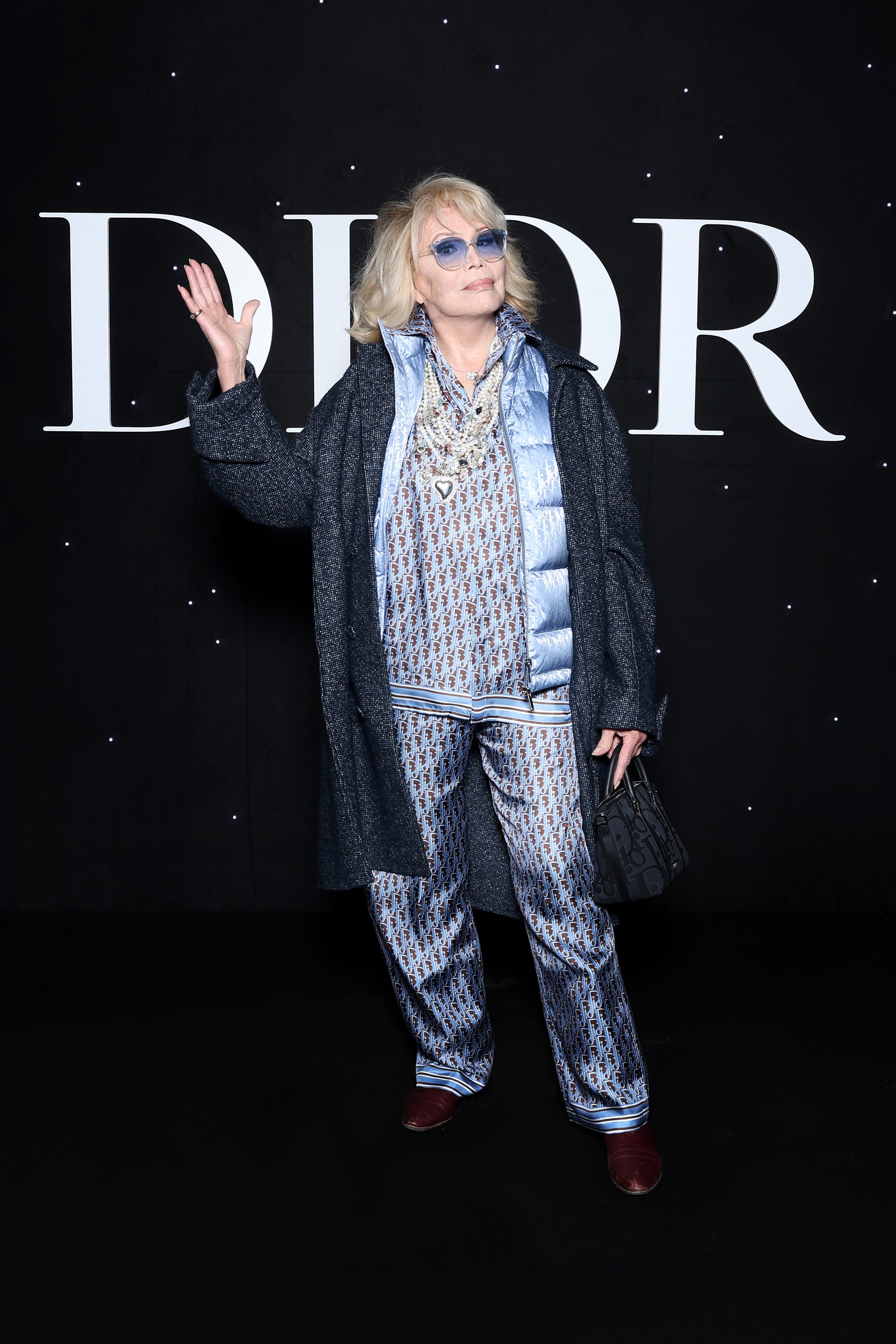 Amanda Lear alla sfilata Dior