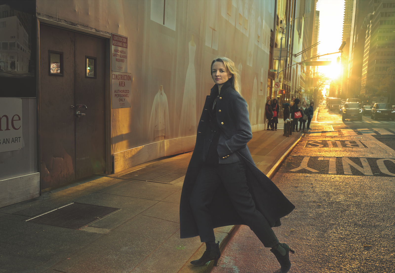 Delphine in Dior fotografata a Manhattan nel novembre 2023. Hair Braydon Nelson. Makeup Francelle Daly. Tailor Jen...