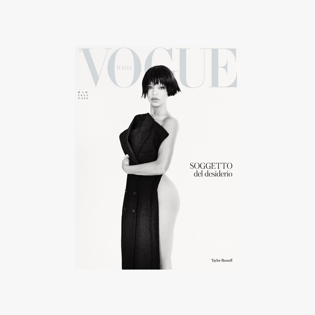 Taylor Russell diventa il soggetto del desiderio sulla cover di Vogue Italia: «Avere la facoltà di scegliere è il più grande privilegio»