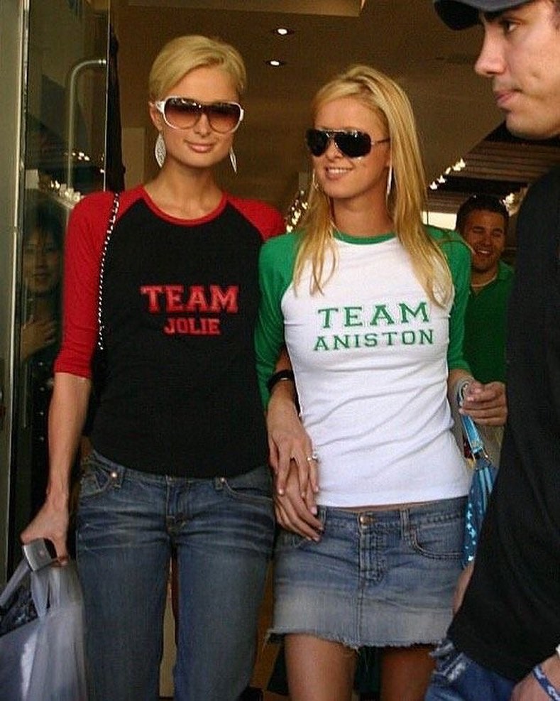 paris hilton nicky hilton team jolie team aniston