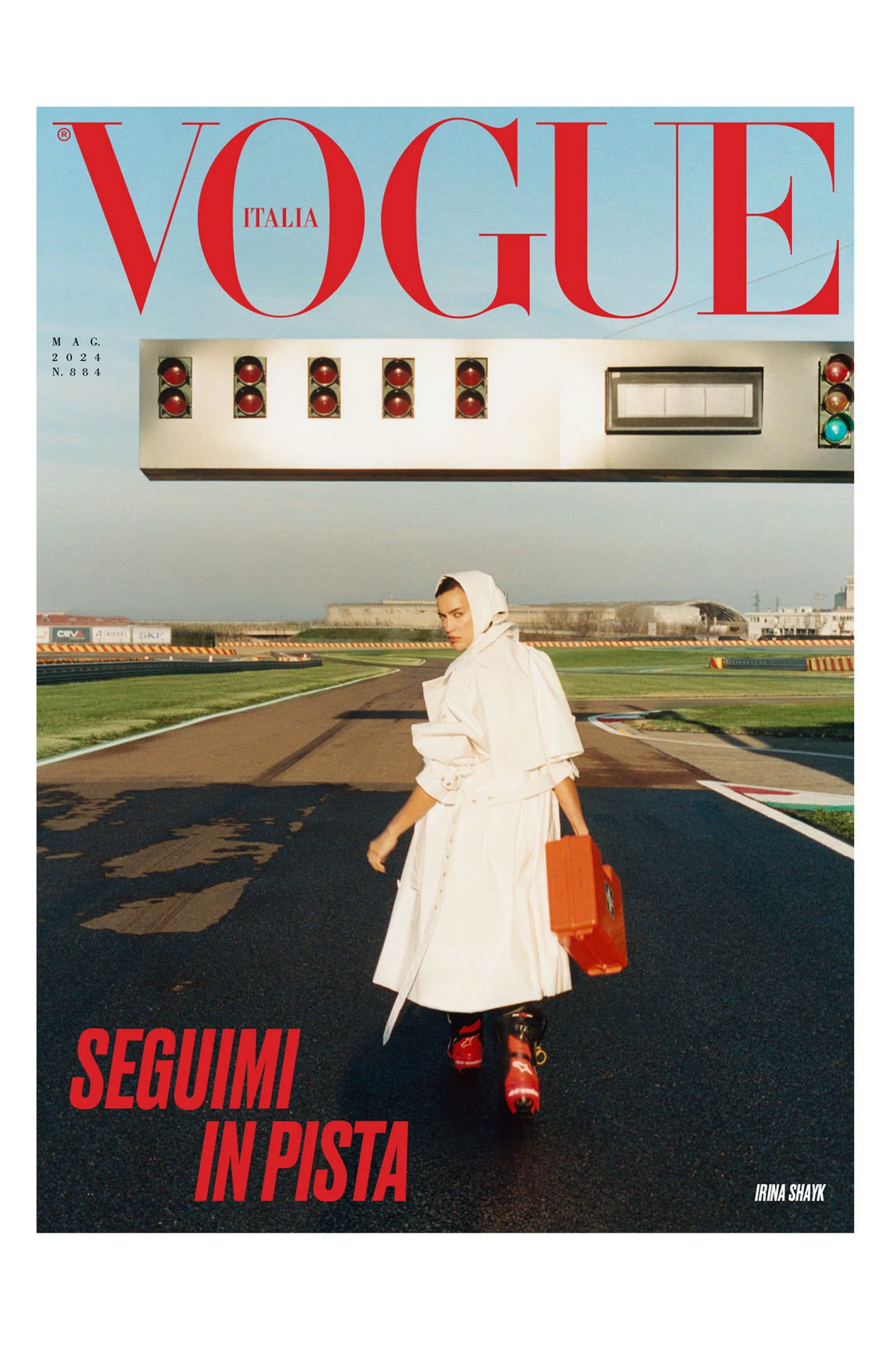 irina shatk cover vogue italia formula 1