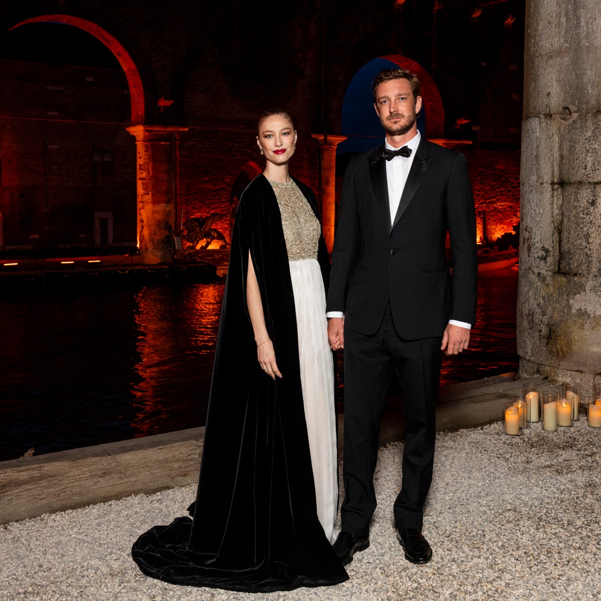 Beatrice Borromeo a Venezia, il look Dea Greca per il Ballo Dior