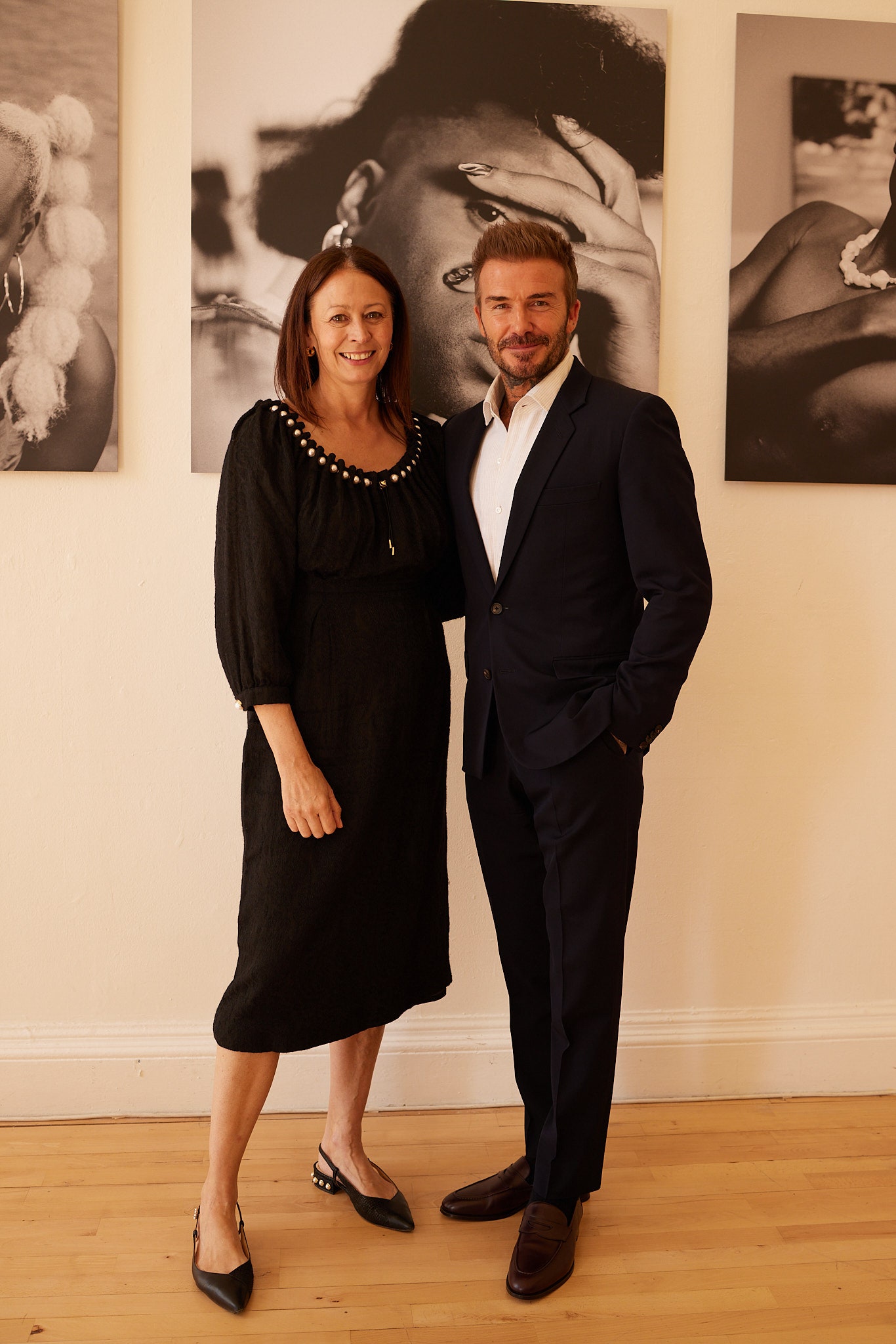 Caroline Rush e David Beckham