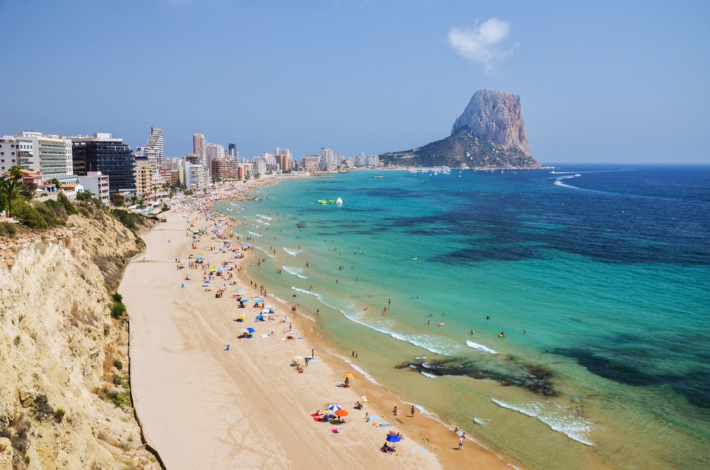 Vista sul Peñón d'Ifach