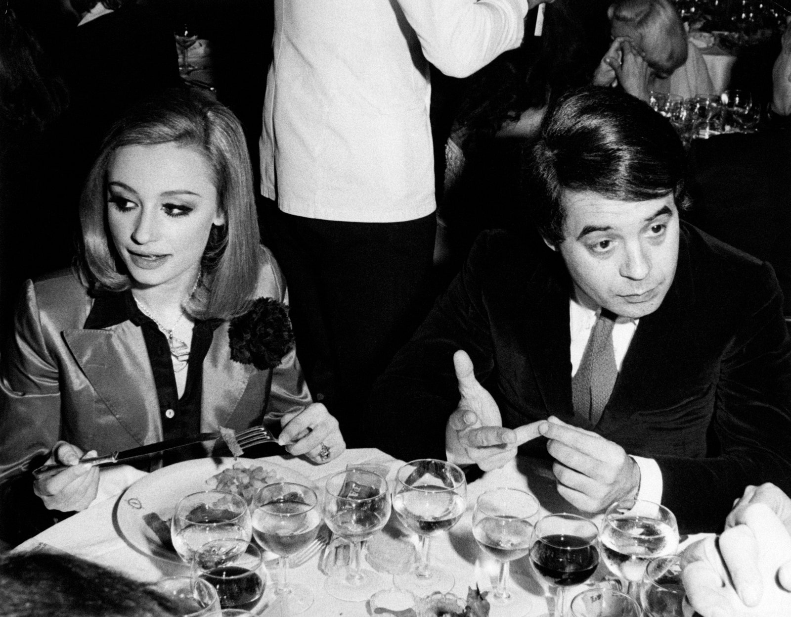 Raffaella Carrà con Gianni Boncompagni a La Bussola nel 1972