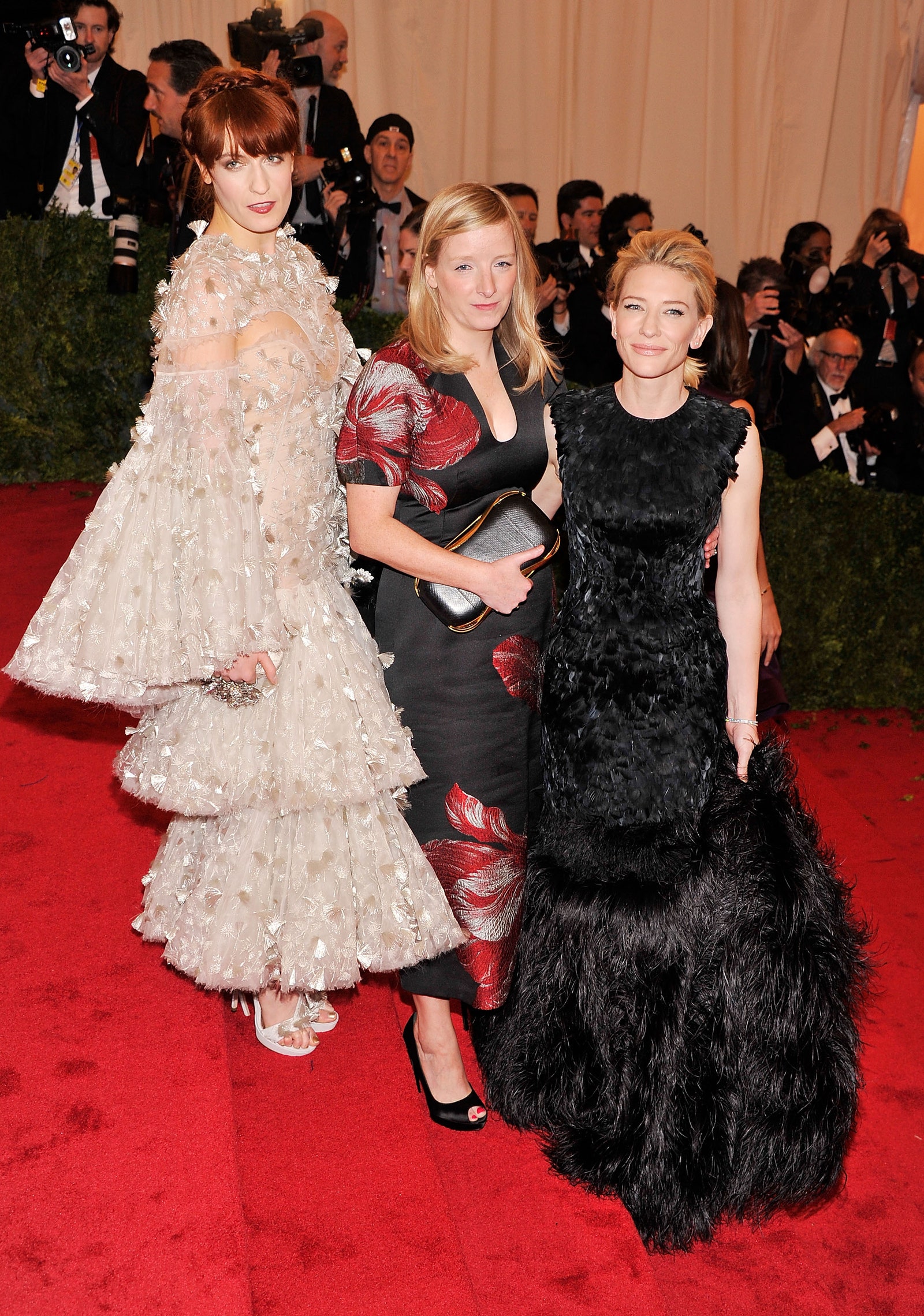 Florence Welch Sarah Burton e Cate Blanchett al Met Gala 2012