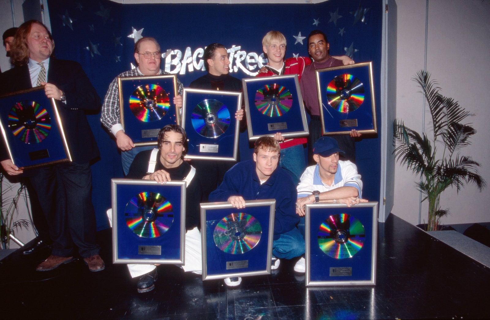 Lou Pearlman  coi Backstreet Boys a Monaco di Baviera nel 1996