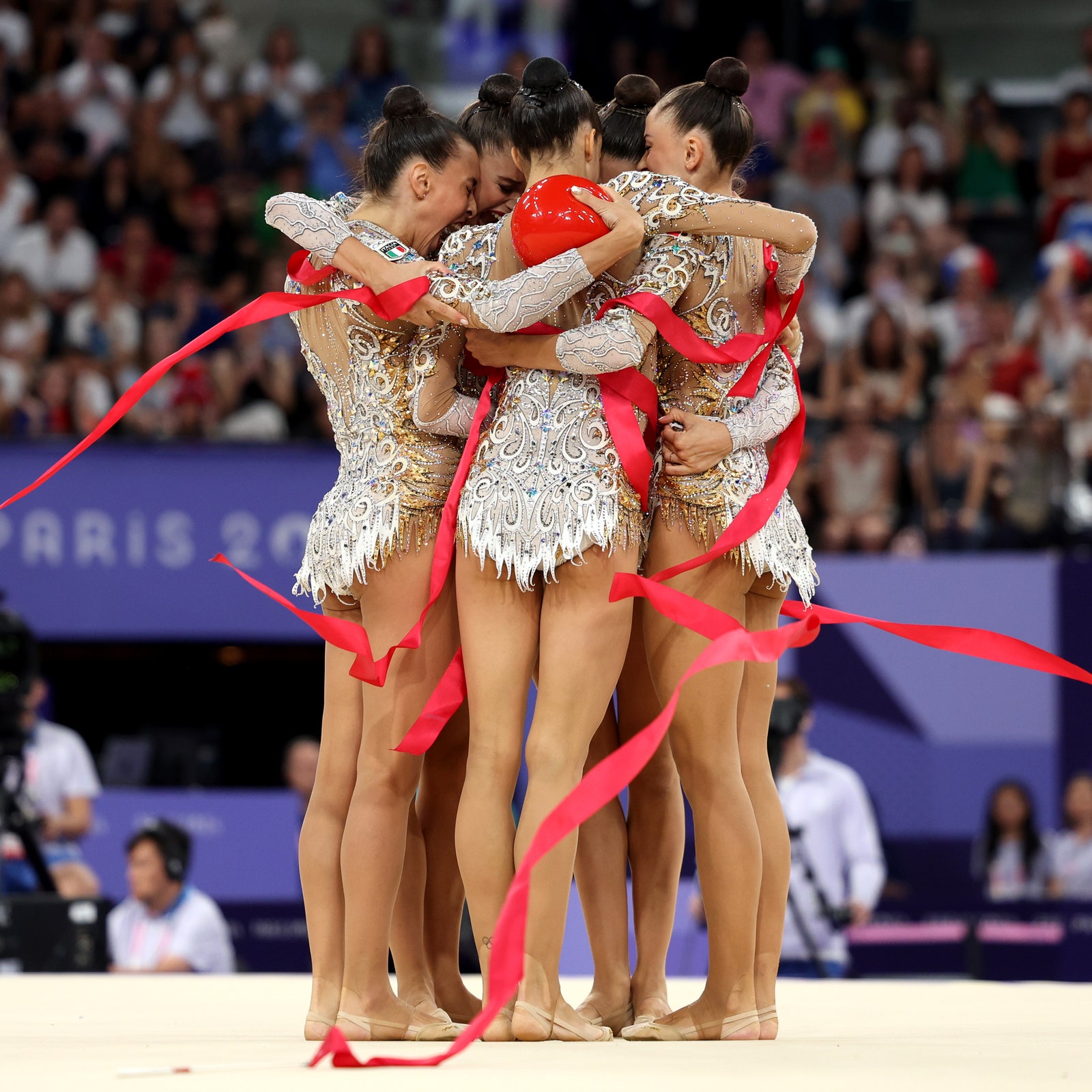 La squadra di ginnastica ritmica italiana è bronzo alle Olimpiadi di Parigi 2024