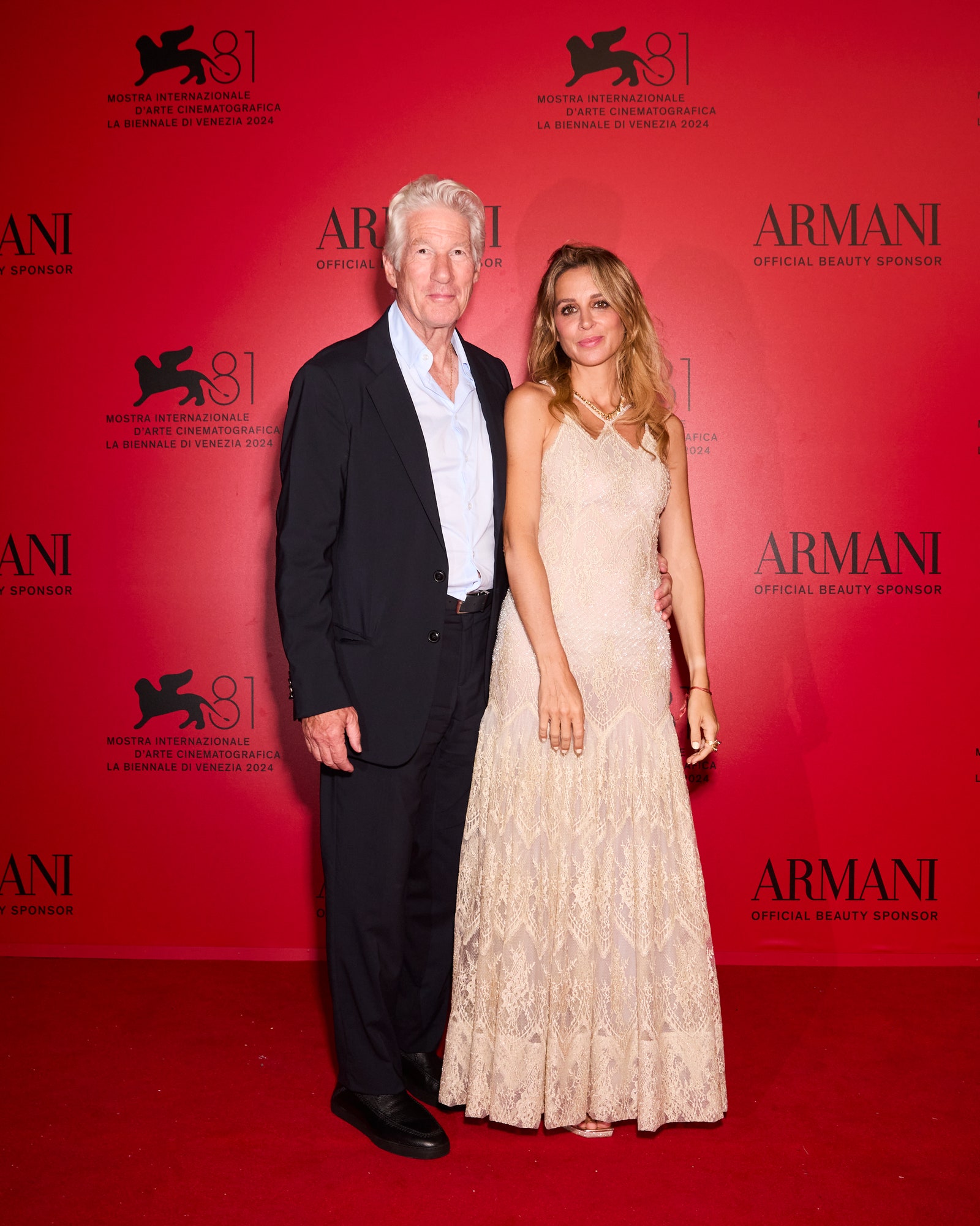 Richard Gere e Alejandra Silva al Party di Armani Beauty