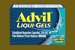 Advil 20-Count Liqui-Gels Pain Reliever, as Low as $3 on Amazon card image