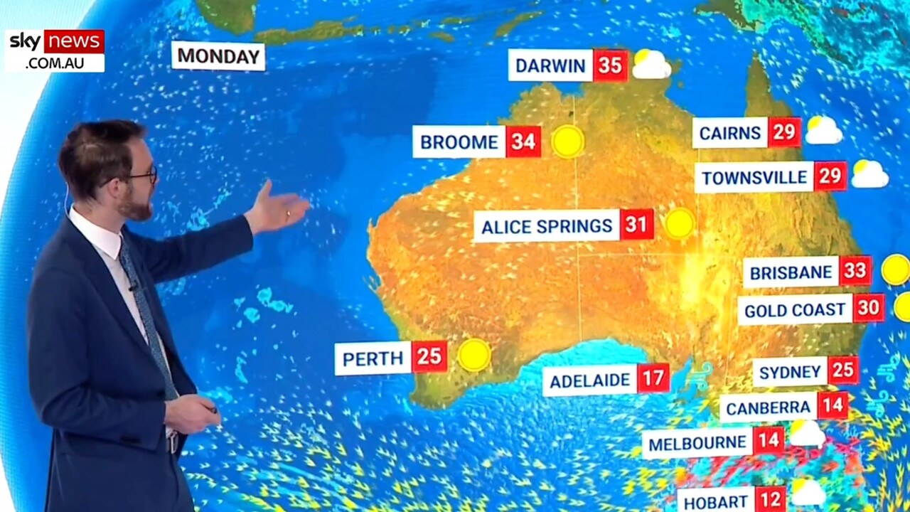 Weather warnings in place for southeast Australia