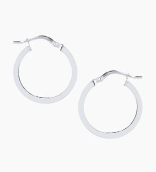 White Gold Earrings