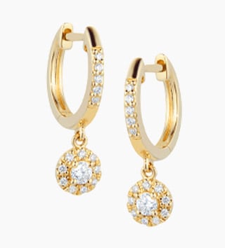 Yellow Gold Earrings