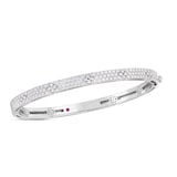 Roberto Coin 18ct White Gold Love in Verona Diamond 1.61ct 4.5mm Bangle