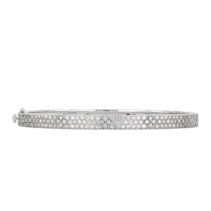 Roberto Coin 18ct White Gold Love in Verona Diamond 1.61ct 4.5mm Bangle