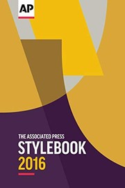 The 2016 Associated Press Stylebook and Briefing on Media Law by Associated Press