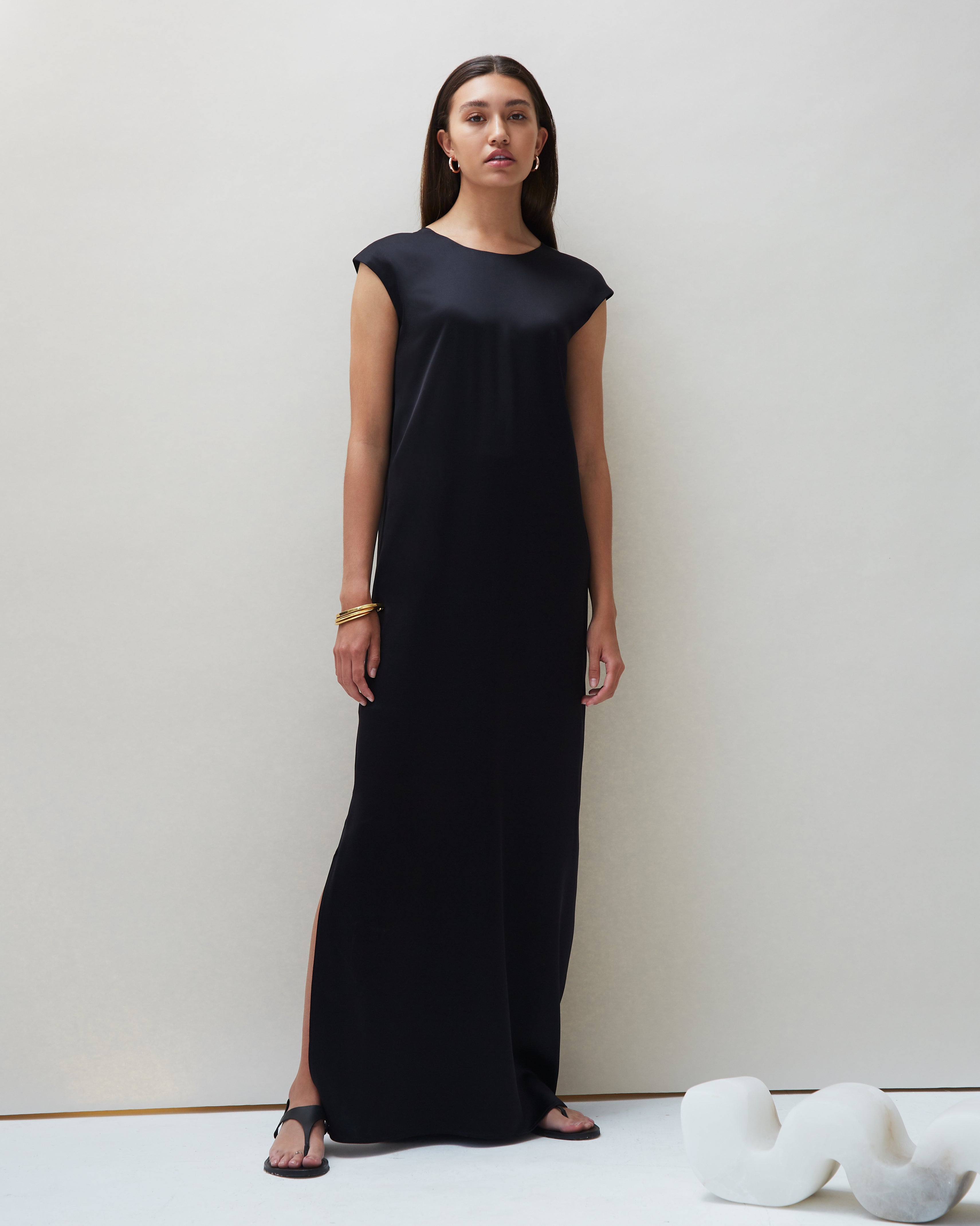 Pia Dress in Black - COYAN 