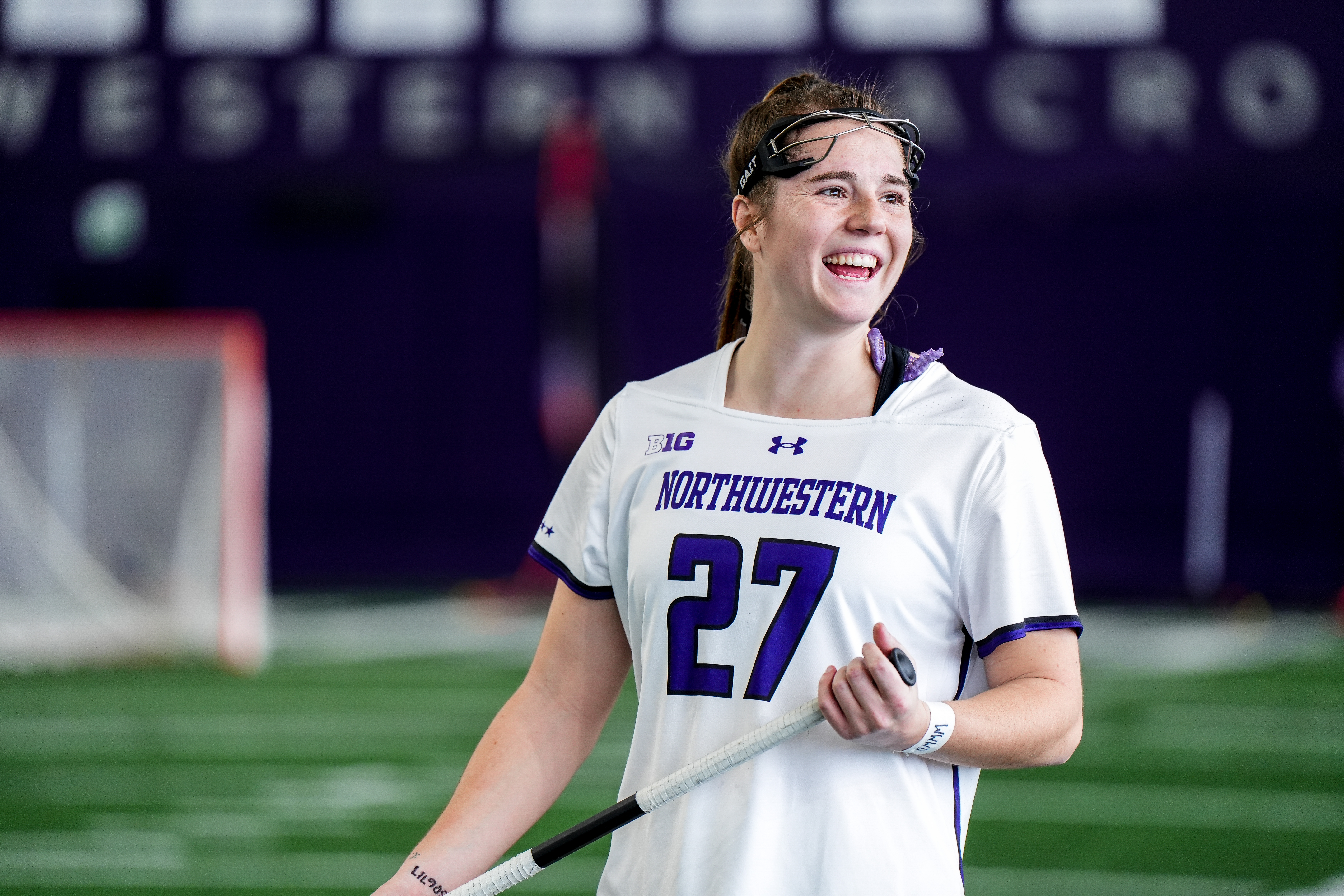 Northwestern lacrosse star Izzy Scane has 64 goals through 15 games of her final season.