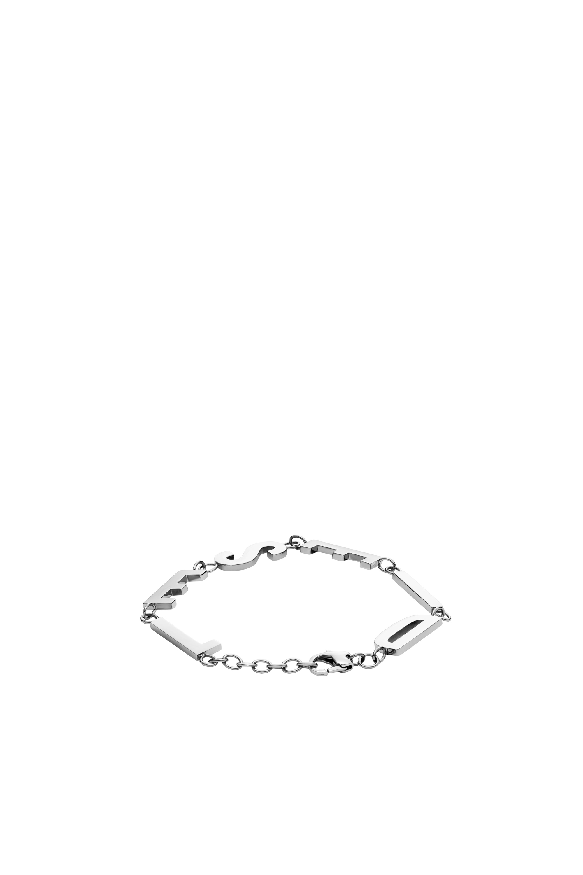 Diesel - DX1490, Unisex's Stainless steel chain bracelet in Silver - 2