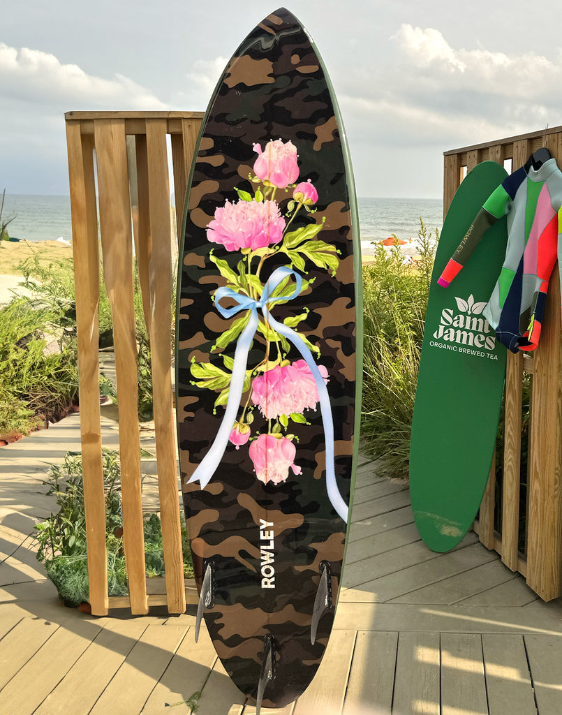 Custom 7' Surfboard - Camouflage