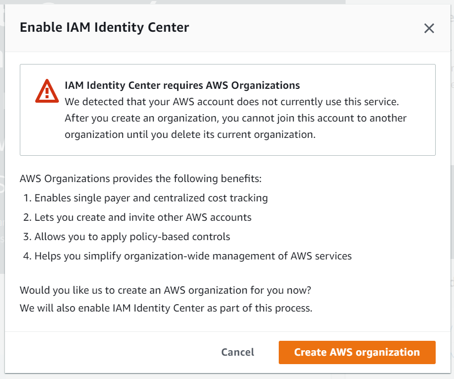 Ajoutez une page utilisateur dans la console IAM.