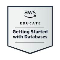 Insignia de Getting Started with Databases (Introducci&oacute;n a las bases de datos)