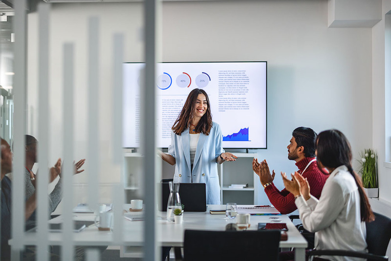 Photo of people in a classroom