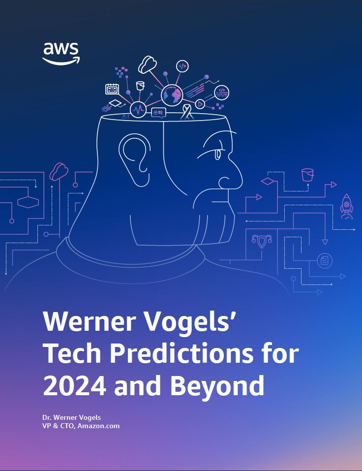 Predicciones sobre tecnolog&iacute;a de Werner Vogels para 2024 y m&aacute;s all&aacute;