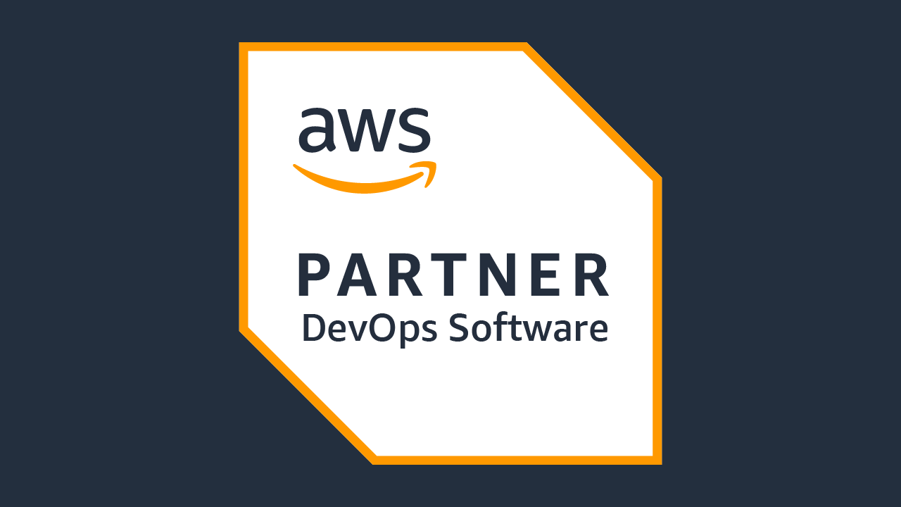 Logo da compet&ecirc;ncia em DevOps da rede de parceiros da AWS